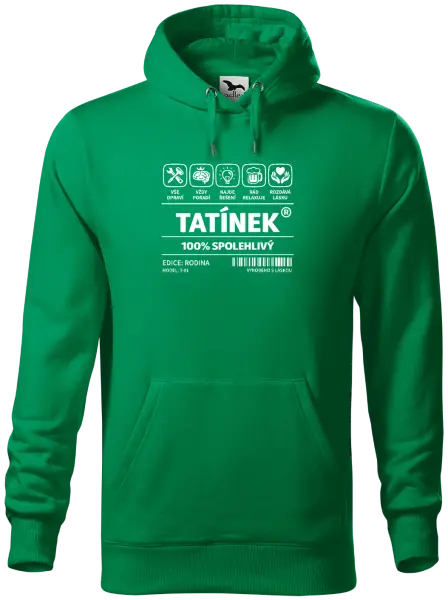 Pánská mikina Tatínek - čárový kód