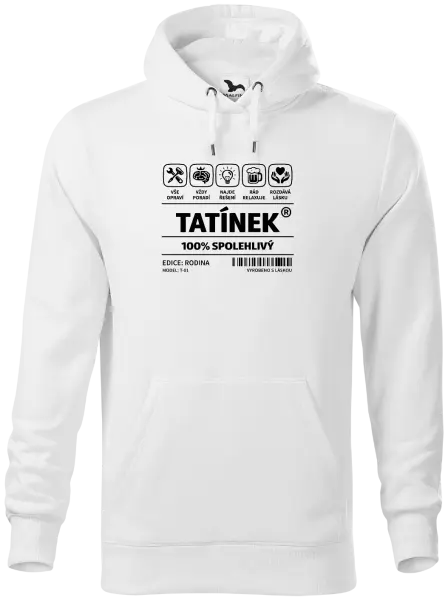 Pánská mikina Tatínek - čárový kód