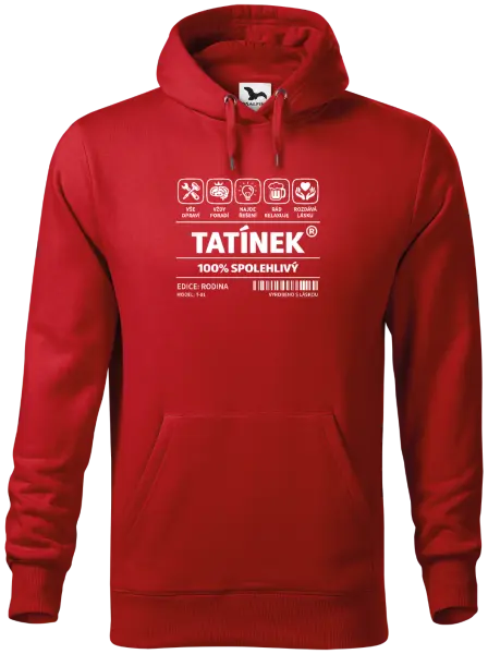 Pánská mikina Tatínek - čárový kód