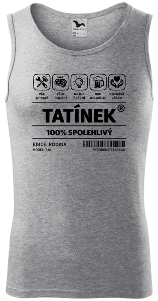 Pánské tílko Tatínek - čárový kód