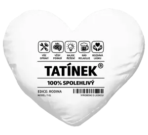 Polštář Tatínek - čárový kód