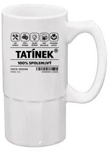Půllitr Tatínek - čárový kód