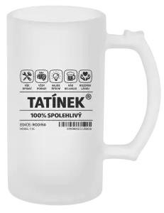 Půllitr Tatínek - čárový kód