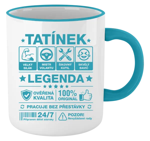 Hrnek Tatínek legenda