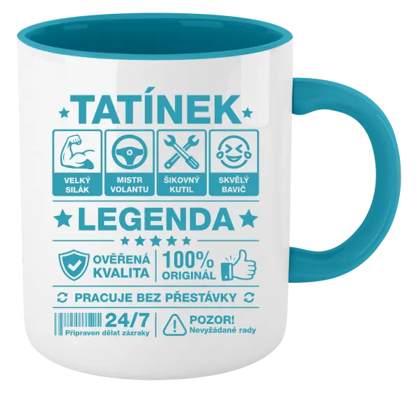 Hrnek Tatínek legenda