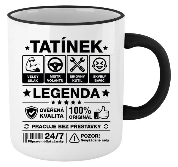 Hrnek Tatínek legenda