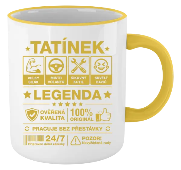 Hrnek Tatínek legenda