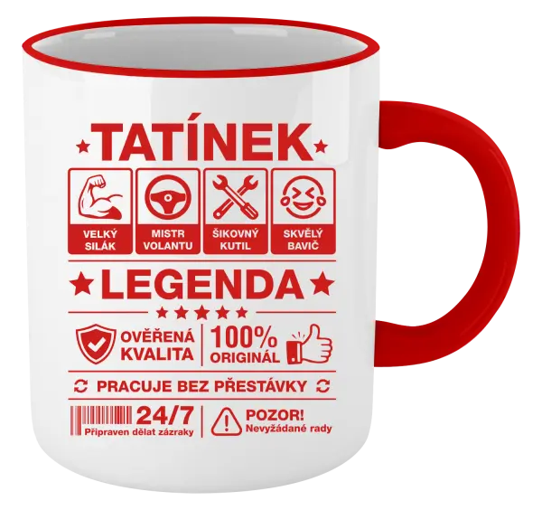 Hrnek Tatínek legenda