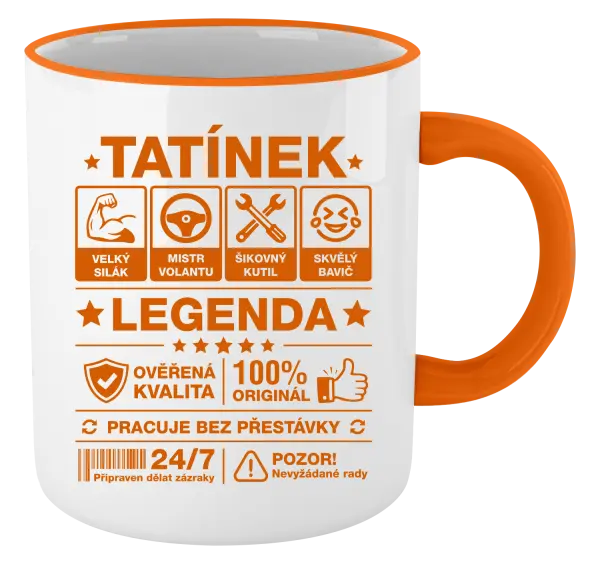 Hrnek Tatínek legenda