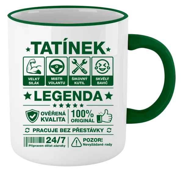 Hrnek Tatínek legenda