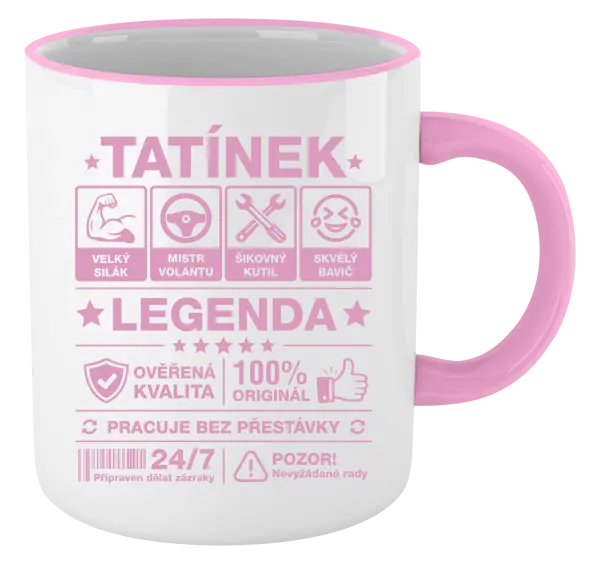 Hrnek Tatínek legenda