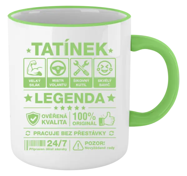 Hrnek Tatínek legenda