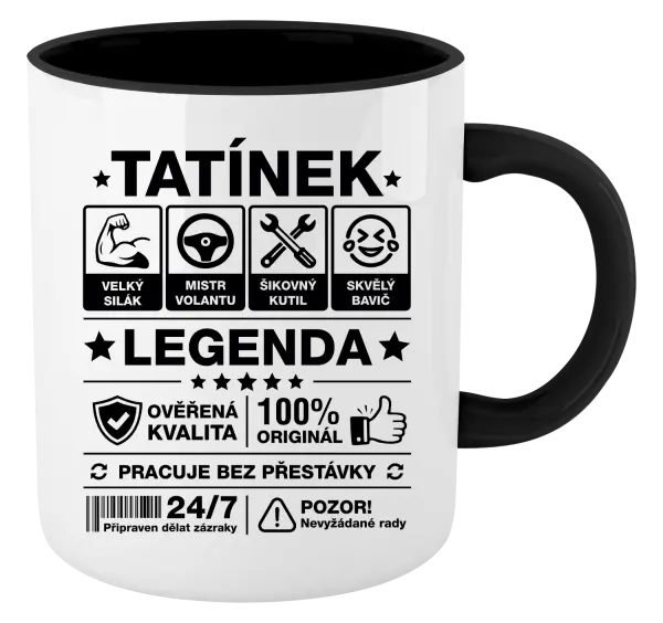 Hrnek Tatínek legenda