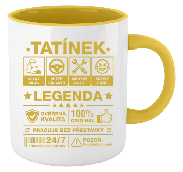 Hrnek Tatínek legenda