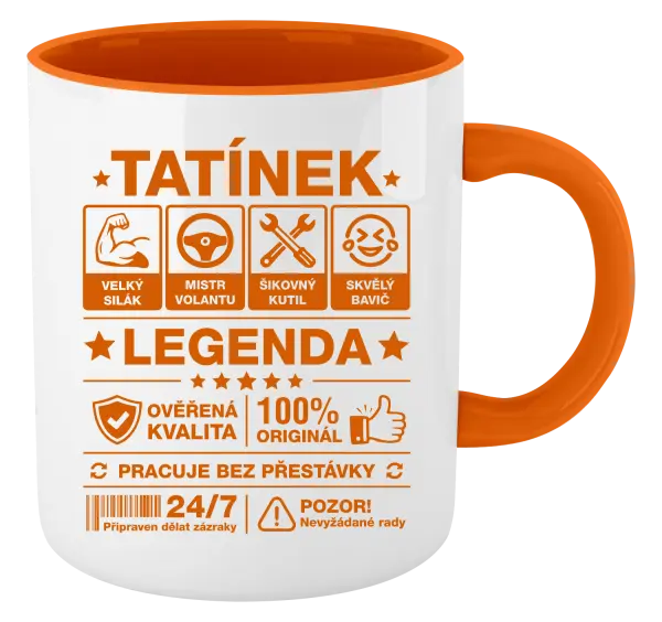Hrnek Tatínek legenda