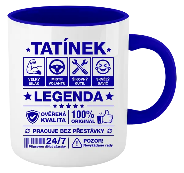 Hrnek Tatínek legenda