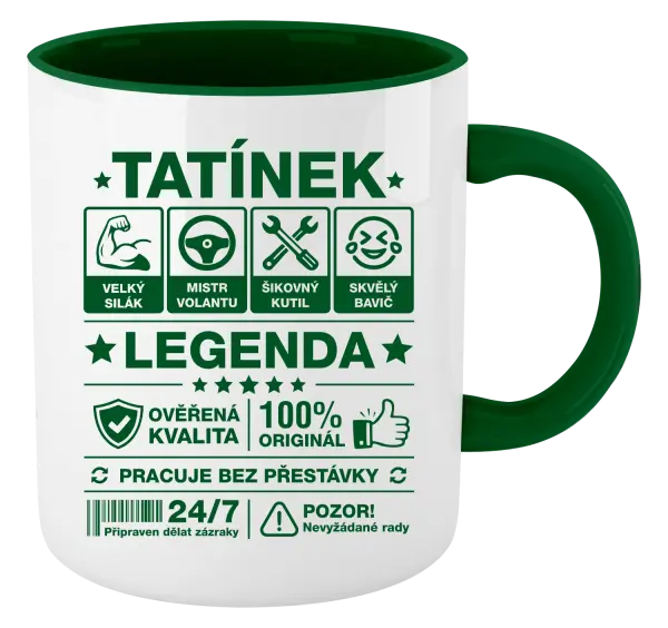 Hrnek Tatínek legenda