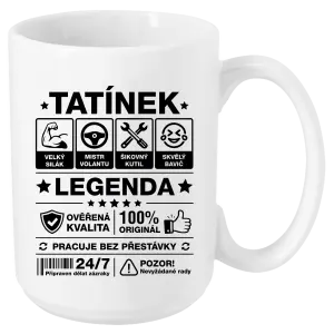Hrnek Tatínek legenda