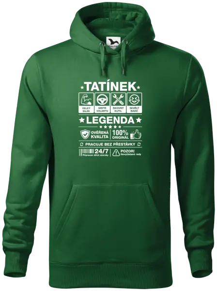 Pánská mikina Tatínek legenda
