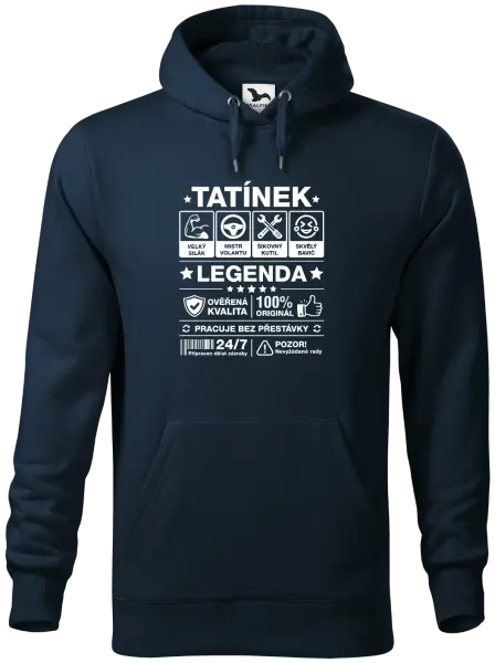 Pánská mikina Tatínek legenda