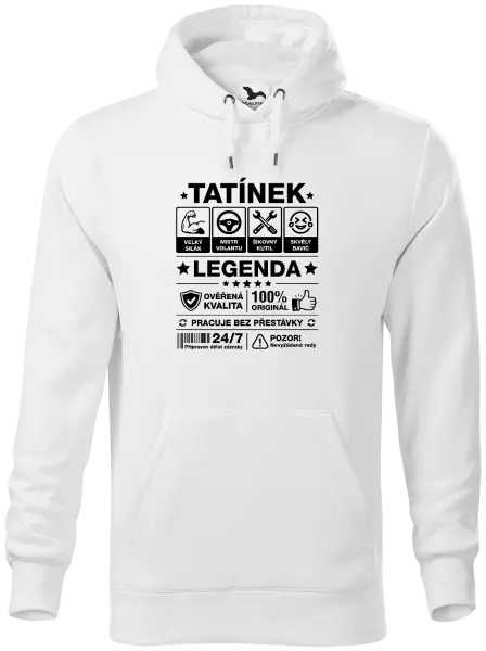 Pánská mikina Tatínek legenda