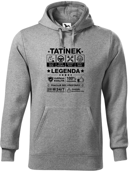 Pánská mikina Tatínek legenda