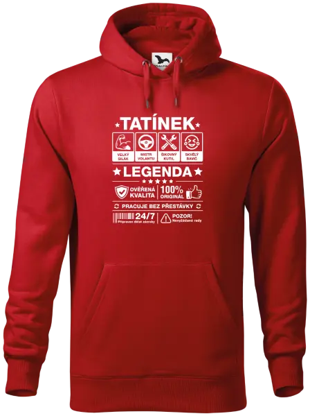 Pánská mikina Tatínek legenda