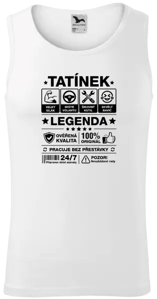 Pánské tílko Tatínek legenda