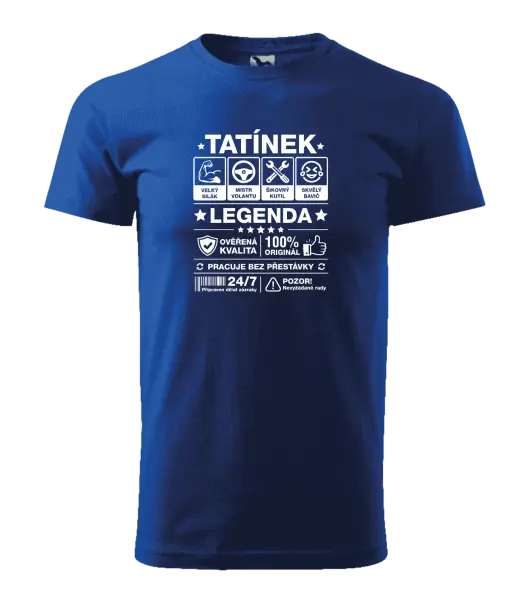 Pánské tričko Tatínek legenda