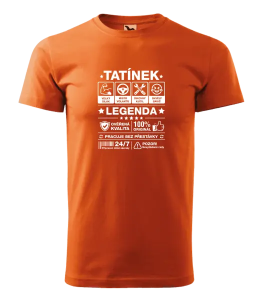 Pánské tričko Tatínek legenda