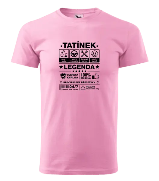 Pánské tričko Tatínek legenda