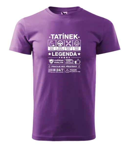 Pánské tričko Tatínek legenda