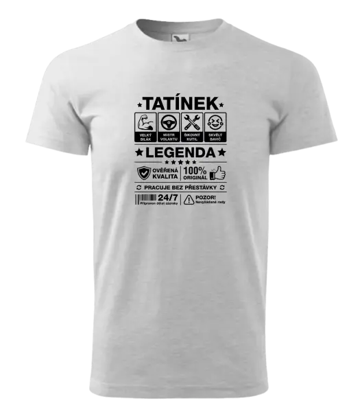 Pánské tričko Tatínek legenda