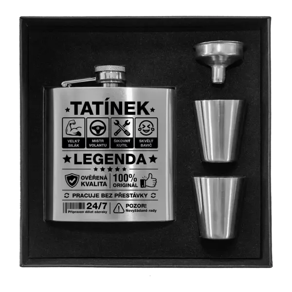Placatka v krabičce Tatínek legenda