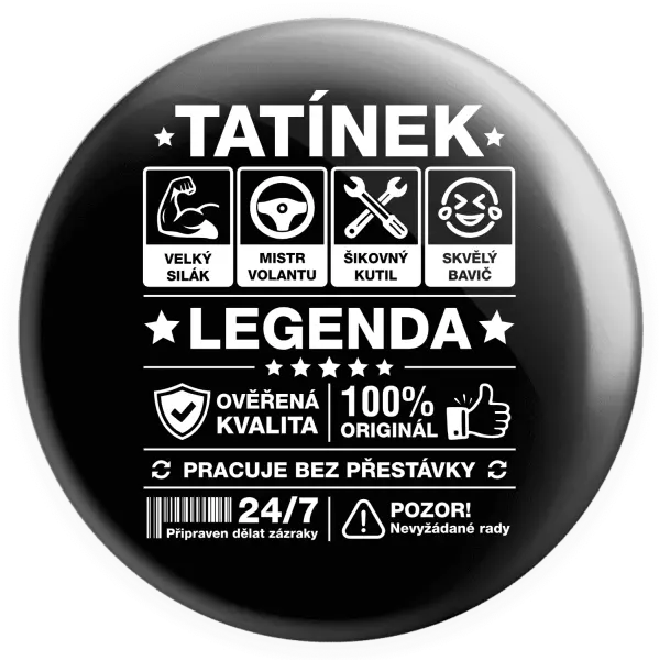 Placka Tatínek legenda