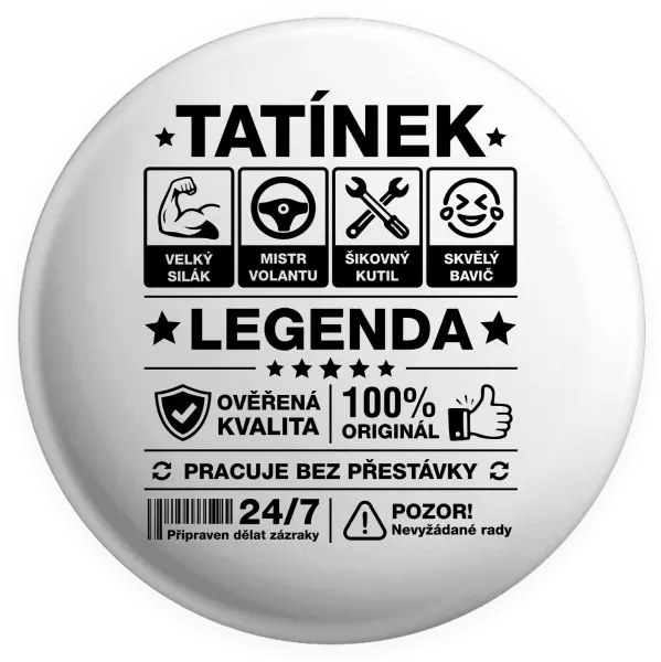 Placka Tatínek legenda