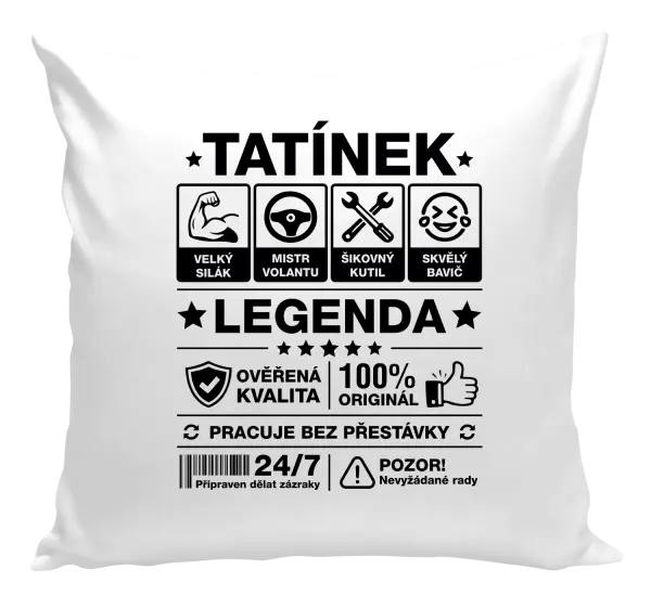 Polštář Tatínek legenda
