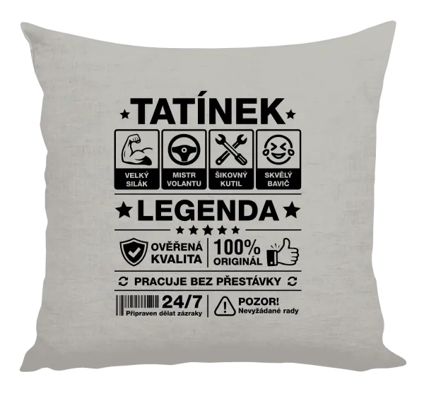 Polštář Tatínek legenda