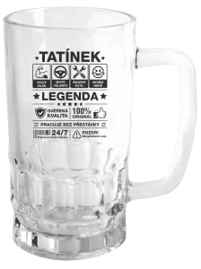 Půllitr Tatínek legenda