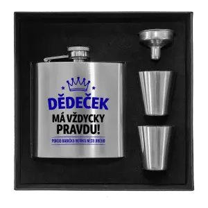 Placatka v krabičce Dědeček má vždycky pravdu, pokud babička neříká něco jiného
