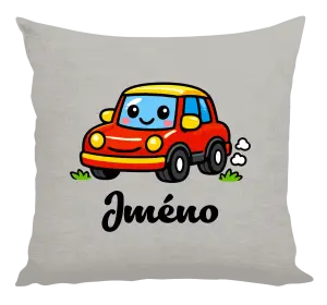 Polštář Autíčko se jménem