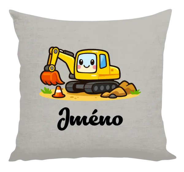 Polštář Bagřík se jménem