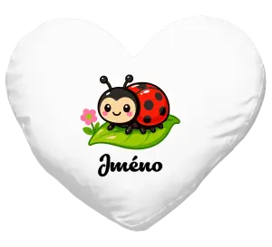 Polštář Beruška se jménem