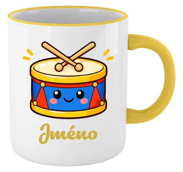 Hrnek Bubínek se jménem