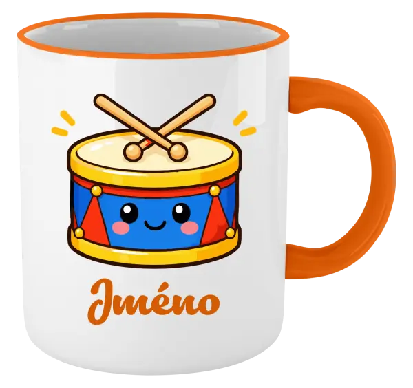 Hrnek Bubínek se jménem
