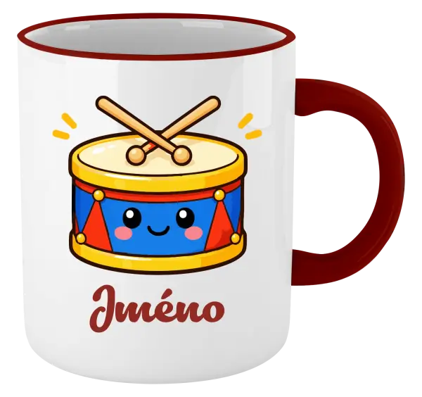 Hrnek Bubínek se jménem