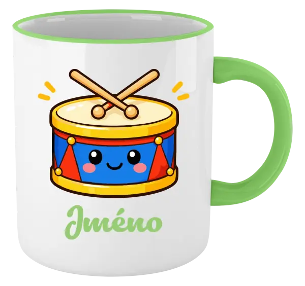 Hrnek Bubínek se jménem