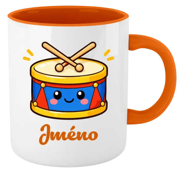 Hrnek Bubínek se jménem