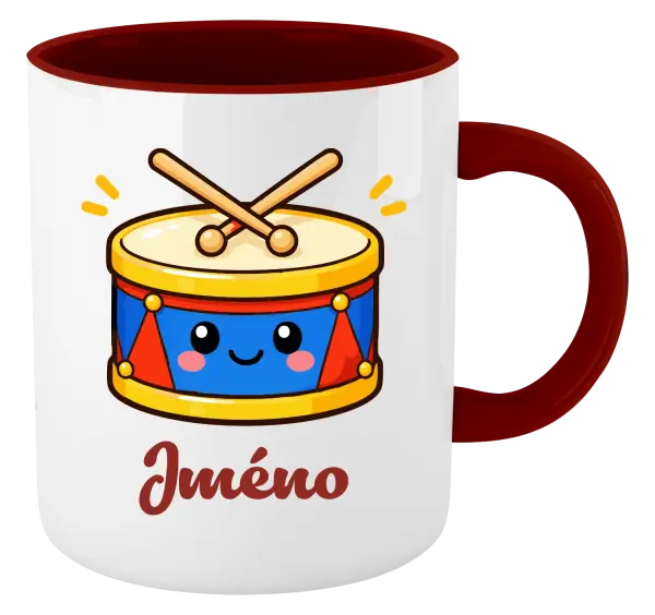Hrnek Bubínek se jménem