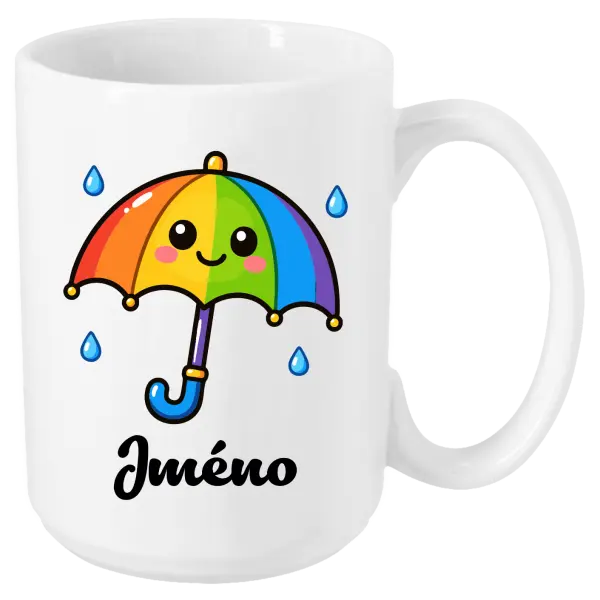 Hrnek Deštník se jménem